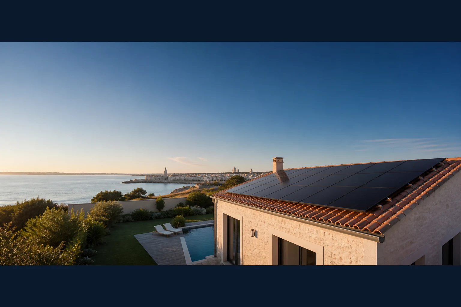 Maison contemporaine de la Charente-Maritime équipée de panneaux photovoltaïques Maison contemporaine de la Charente-Maritime équipée de panneaux photovoltaïques